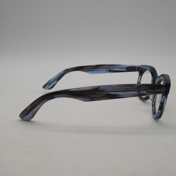 NEW Ray-Ban Wayfarer Oval Transparent Blue Color Reactive Eyeglasses Frames - Picture 9 of 10